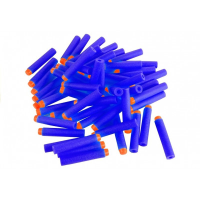Penové náboje v modrej farbe - 59 kusov